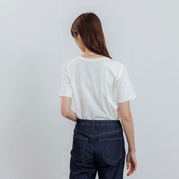 オーガニックコットン　クルーネック半袖Tシャツ