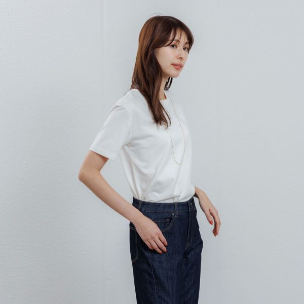 オーガニックコットン　クルーネック半袖Tシャツ