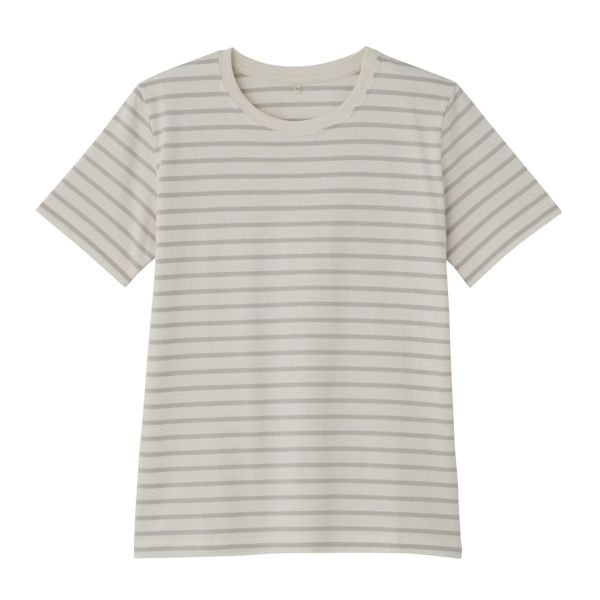 オーガニックコットン　クルーネック半袖Tシャツ