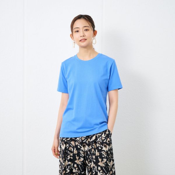 オーガニックコットン　クルーネック半袖Tシャツ