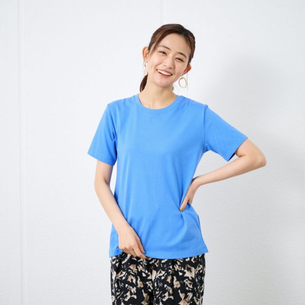 オーガニックコットン　クルーネック半袖Tシャツ