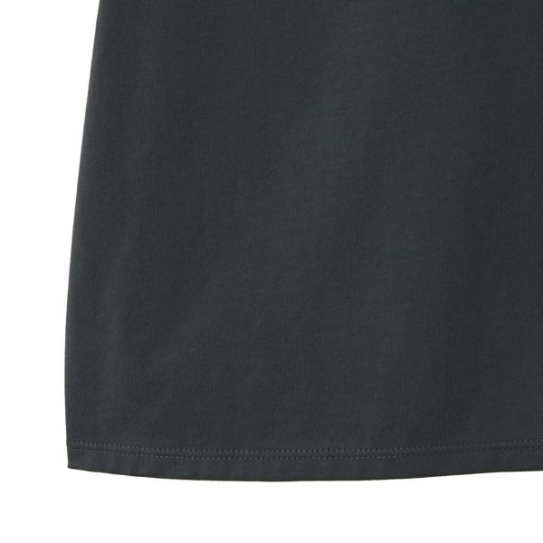 シルキーコットン　ひんやり抗菌防臭　レース５分袖Tシャツ