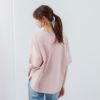 シルキーコットン　ひんやり抗菌防臭　ドルマン半袖Tシャツ