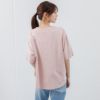 シルキーコットン　ひんやり抗菌防臭　ドルマン半袖Tシャツ