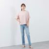 シルキーコットン　ひんやり抗菌防臭　ドルマン半袖Tシャツ