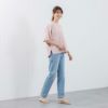 シルキーコットン　ひんやり抗菌防臭　ドルマン半袖Tシャツ