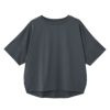 シルキーコットン　ひんやり抗菌防臭　ドルマン半袖Tシャツ