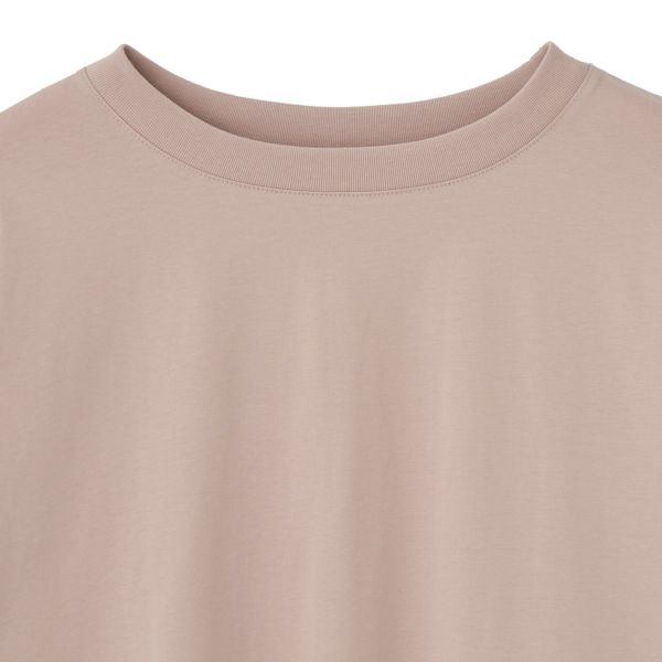 シルキーコットン　ひんやり抗菌防臭　ドルマン半袖Tシャツ