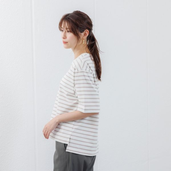 【ピースフィットクール】　遮熱・UV対策ひんやりサラサラ　5分袖Tシャツ