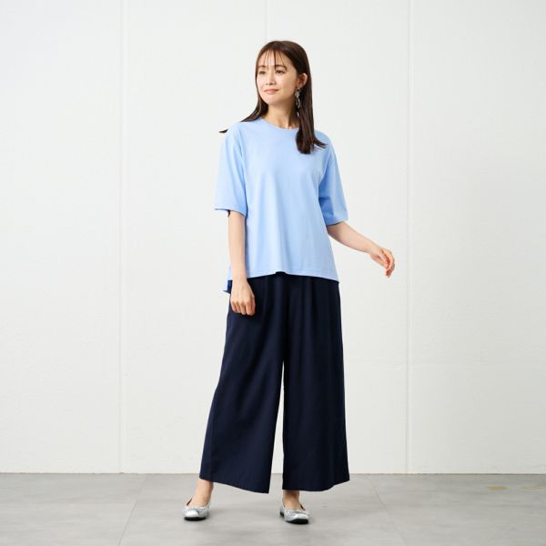 【ピースフィットクール】　遮熱・UV対策ひんやりサラサラ　5分袖Tシャツ