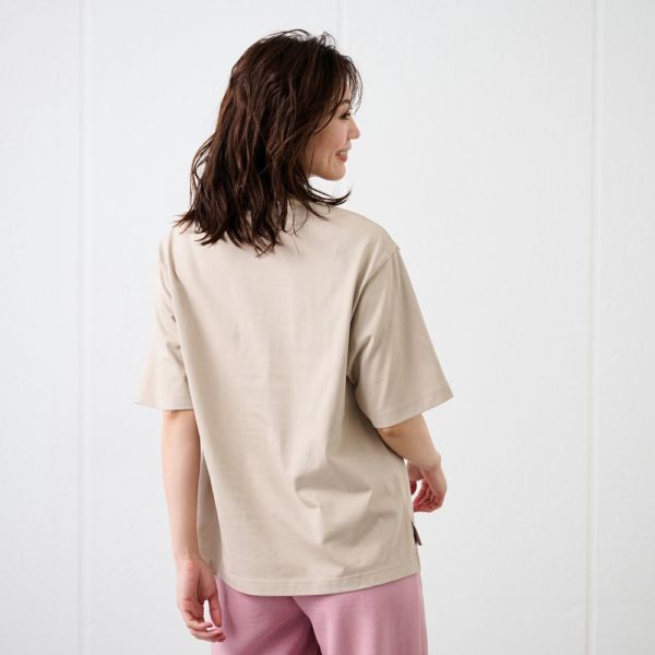 【ピースフィットクール】　遮熱・UV対策ひんやりサラサラ　5分袖Tシャツ