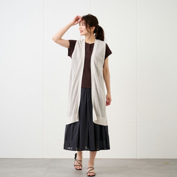 洗えるメッシュジレ
