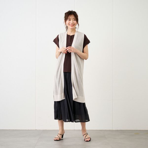 洗えるメッシュジレ