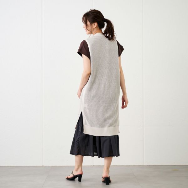 洗えるメッシュジレ
