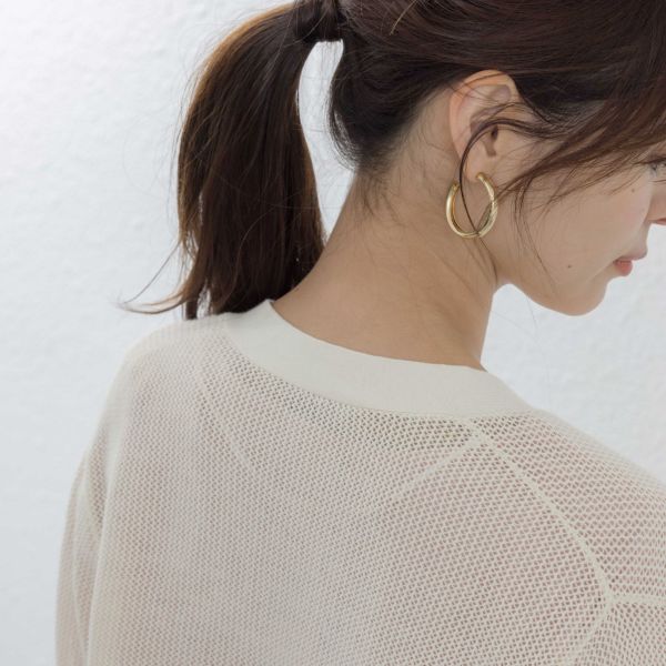 洗えるメッシュトッパーカーディガン