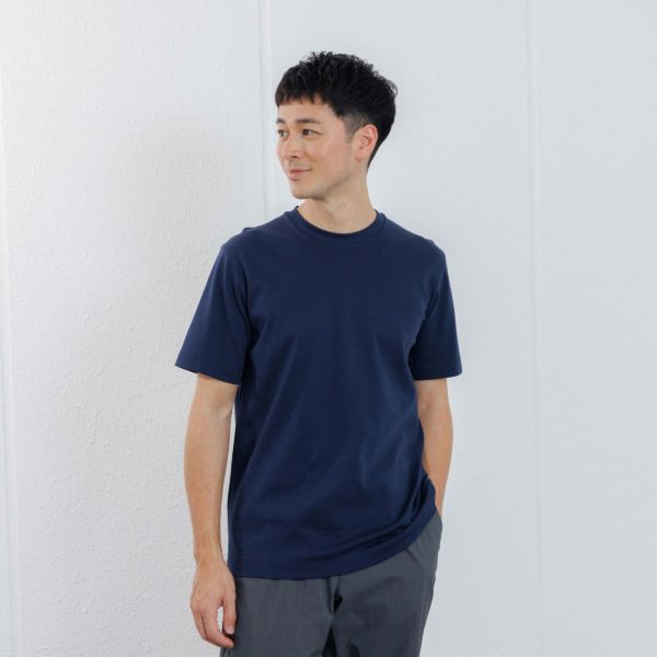 シルキーコットン　スムース半袖Tシャツ