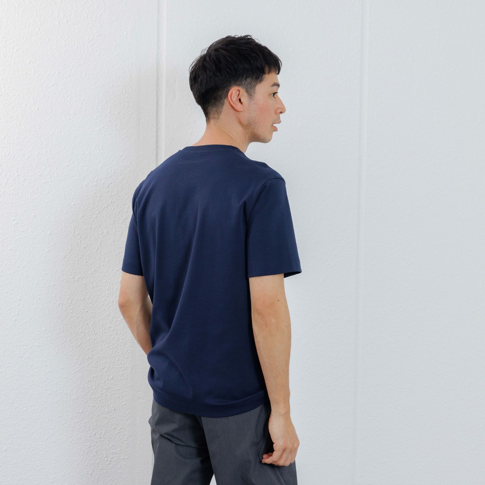 シルキーコットン　スムース半袖Tシャツ