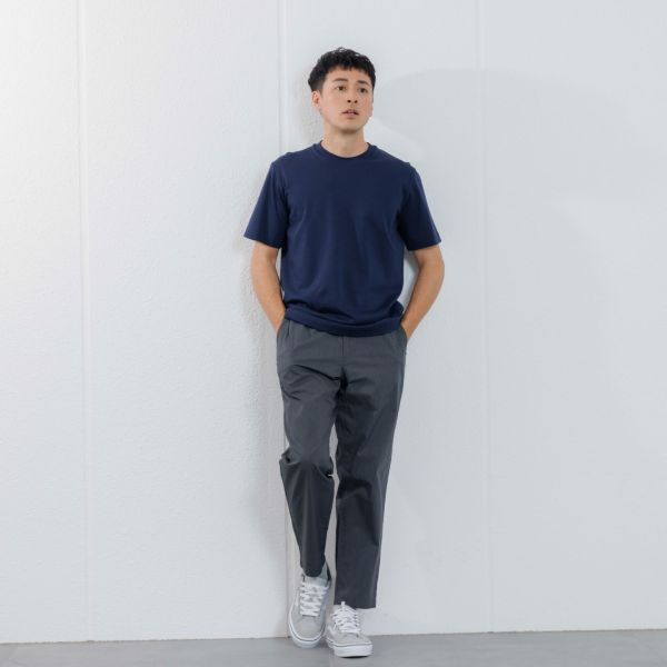 シルキーコットン　スムース半袖Tシャツ