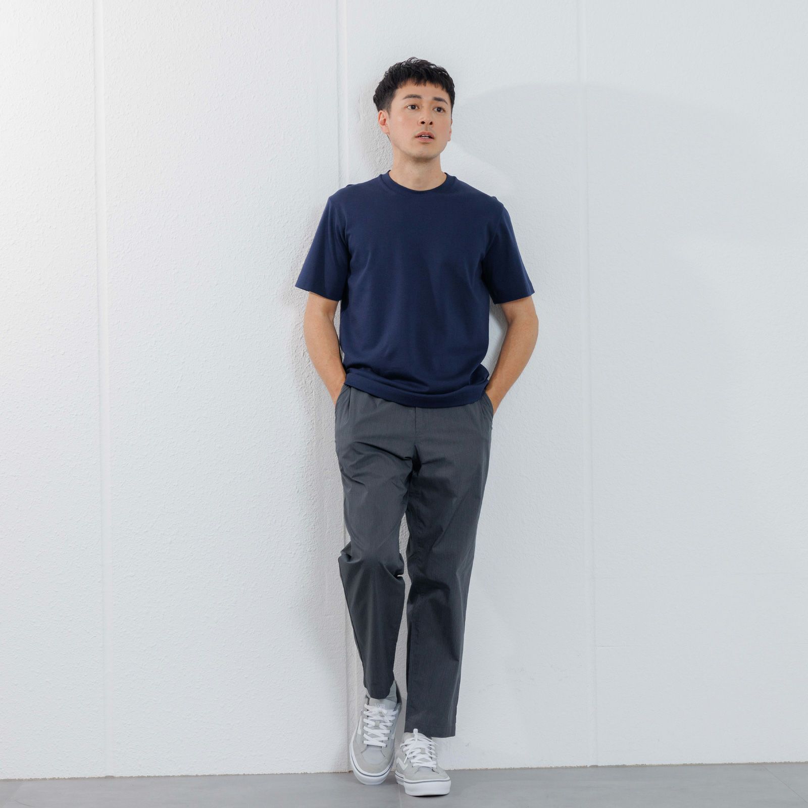 シルキーコットン　スムース半袖Tシャツ