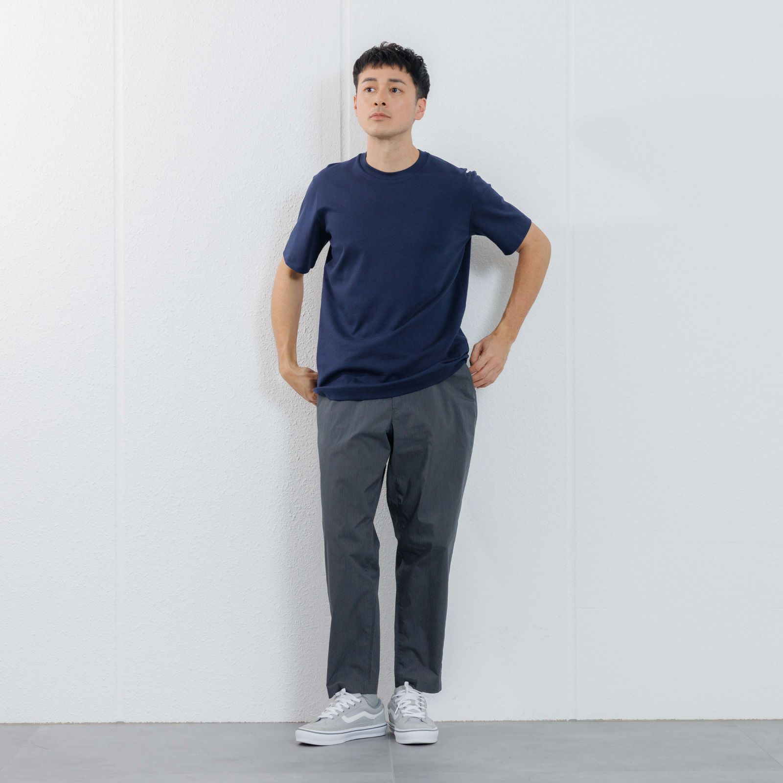 シルキーコットン　スムース半袖Tシャツ