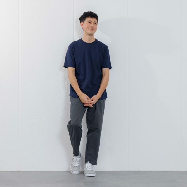 シルキーコットン　スムース半袖Tシャツ