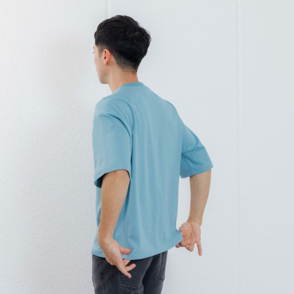【ピースフィットクール】　遮熱スムース無地五分袖Tシャツ