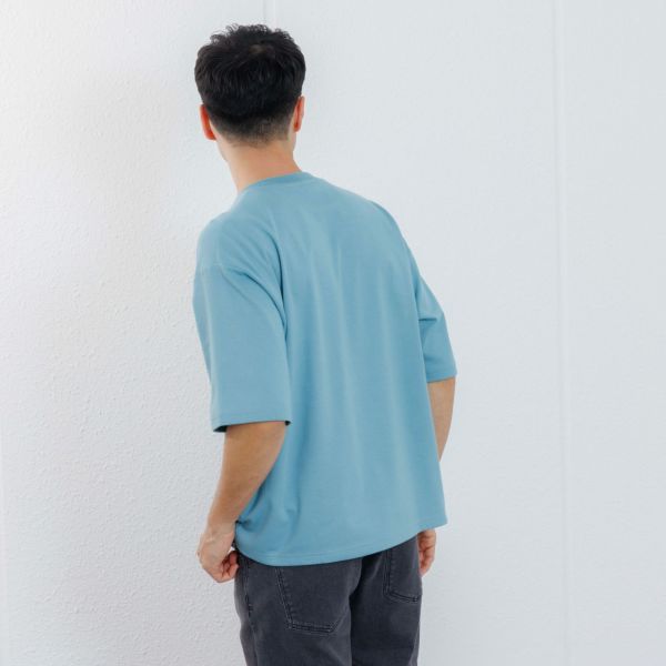 【ピースフィットクール】　遮熱スムース無地五分袖Tシャツ
