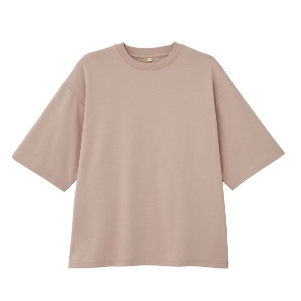 【ピースフィットクール】　遮熱スムース無地五分袖Tシャツ