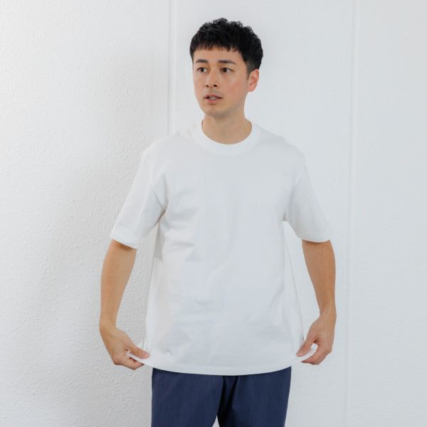 オーガニックコットン太番手無地半袖Ｔシャツ