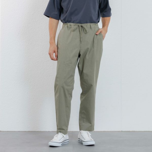 【かるクル】　クールタッチポプリンイージーパンツ