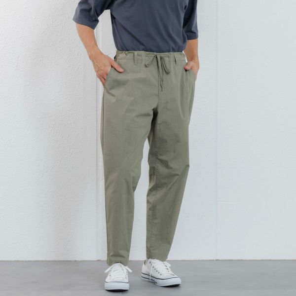 【かるクル】　クールタッチポプリンイージーパンツ