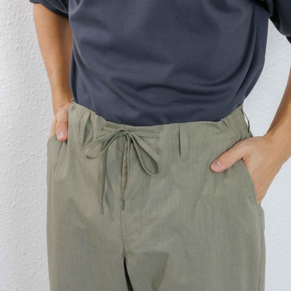 【かるクル】　クールタッチポプリンイージーパンツ