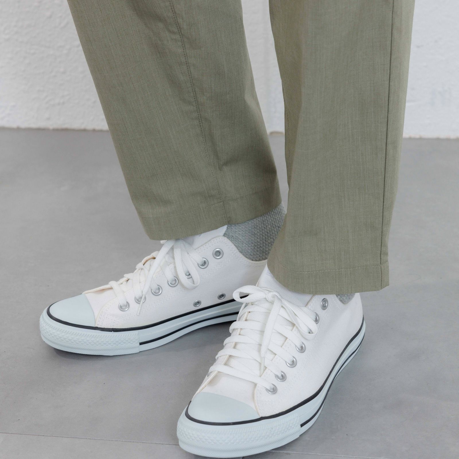 【かるクル】　クールタッチポプリンイージーパンツ