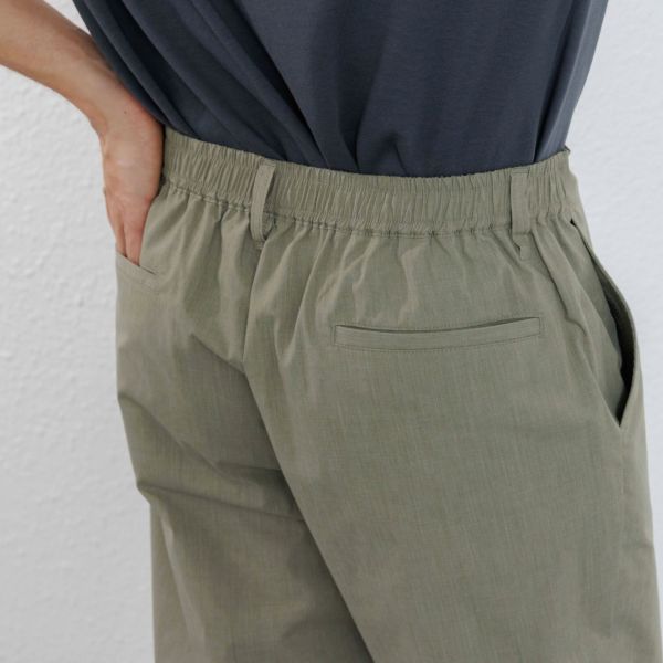 【かるクル】　クールタッチポプリンイージーパンツ