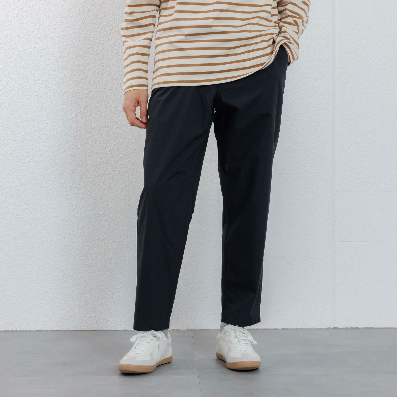 【かるクル】　クールタッチポプリンイージーパンツ