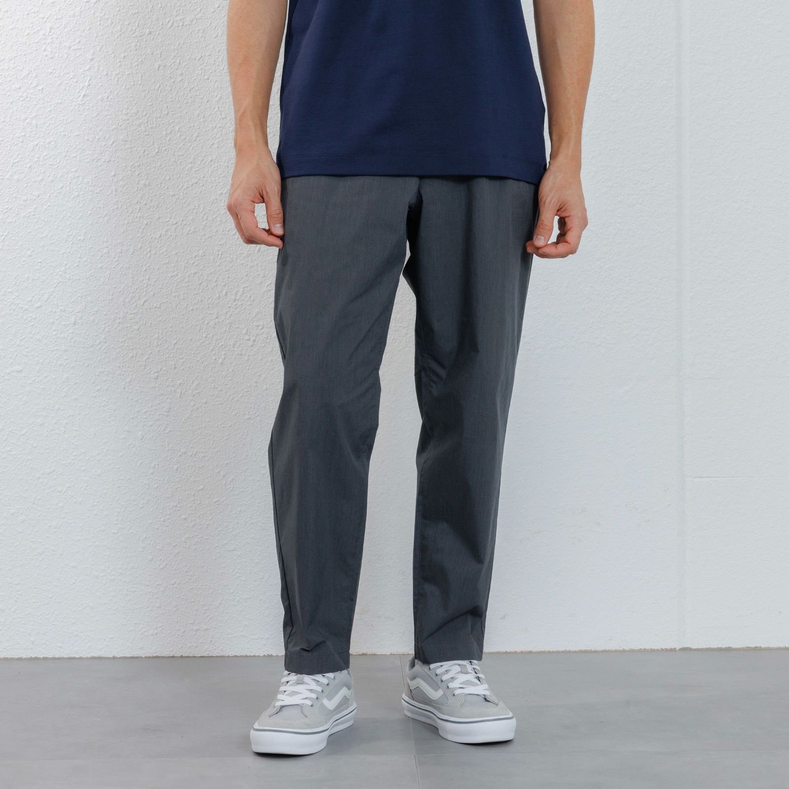 【かるクル】　クールタッチポプリンイージーパンツ