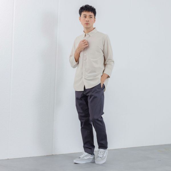 レギュラーフィット　タイセンタク　ストレッチパンツ