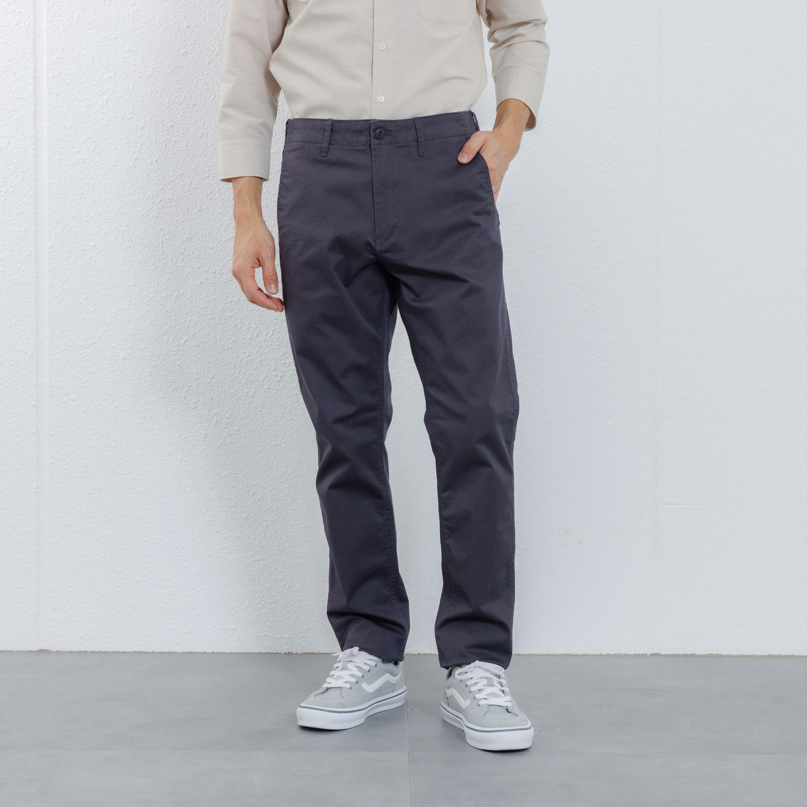 レギュラーフィット　タイセンタク　ストレッチパンツ