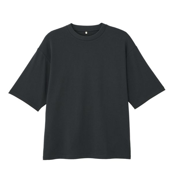 【ピースフィットクール】　遮熱スムース無地五分袖Tシャツ