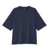 【ピースフィットクール】　遮熱スムース無地五分袖Tシャツ