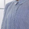 ストライプ　切替レギュラーシャツ