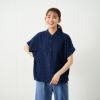 【オルスタ 】　半袖ドルマンブラウス