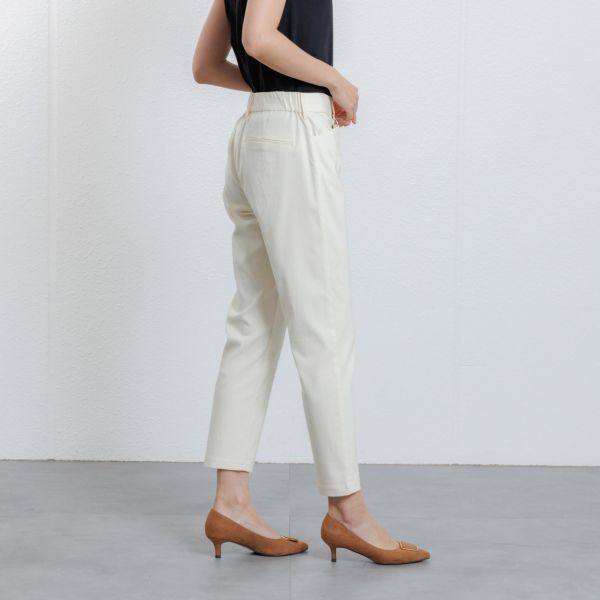 【ピースフィットクール】ひんやり　ハイストレッチストレートパンツ