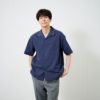 【かるクル】ポプリン無地半袖シャツ