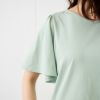 【ピースフィットクール】遮熱・UV対策　ひんやりサラサラ　フレア袖Ｔシャツ