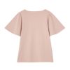 【ピースフィットクール】遮熱・UV対策　ひんやりサラサラ　フレア袖Ｔシャツ