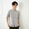 【てまラク】オックス無地半袖シャツ