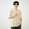 フェイクベストレイヤード　クルーネック五分袖Tシャツ