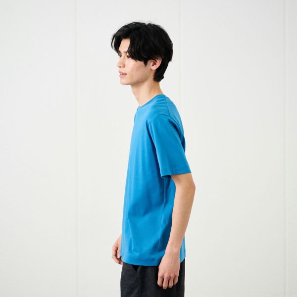 シルキーコットンスムース半袖Tシャツ