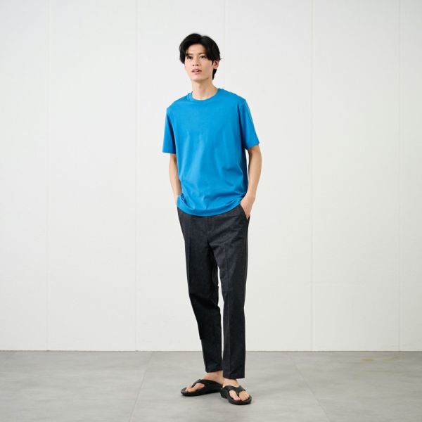 シルキーコットンスムース半袖Tシャツ